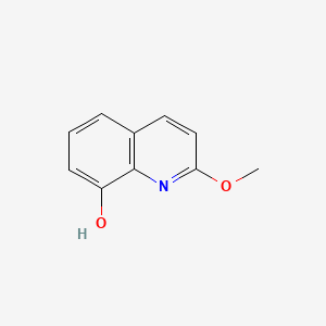 2-Methoxyquinolin-8-ol chemical structure (CAS 74668-72-7)