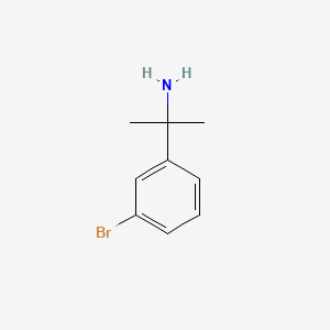 1-(3-Bromophenyl)-1-methylethylamine chemical structure (CAS 74702-93-5)