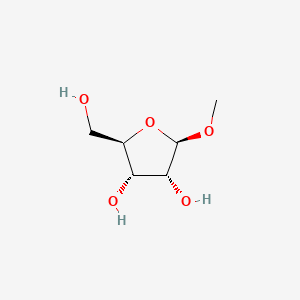 (2R,3S,4R,5R)-2-(Hydroxymethyl)-5-methoxytetrahydrofuran-3,4-diol chemical structure (CAS 7473-45-2)