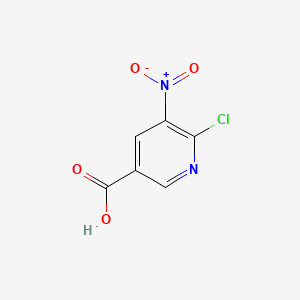 6-Chloro-5-nitronicotinic acid chemical structure (CAS 7477-10-3)
