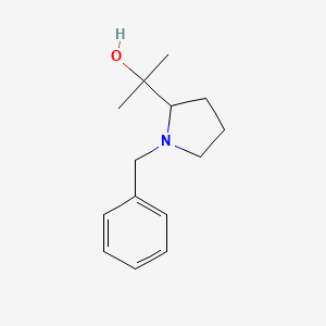 2-(1-Benzylpyrrolidin-2-yl)propan-2-ol chemical structure (CAS 74798-59-7)