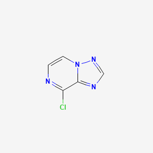8-Chloro[1,2,4]triazolo[1,5-a]pyrazine chemical structure (CAS 74803-32-0)