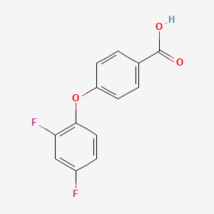 4-(2,4-Difluorophenoxy)benzoic acid chemical structure (CAS 748183-47-3)
