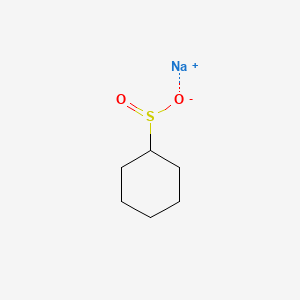 Cyclohexanesulfinic acid sodium salt chemical structure (CAS 74829-95-1)