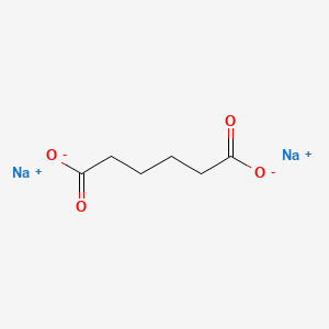 Sodium adipate chemical structure (CAS 7486-38-6)