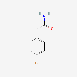 2-(4-Bromophenyl)acetamide chemical structure (CAS 74860-13-2)
