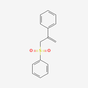 ((2-Phenylallyl)sulfonyl)benzene chemical structure (CAS 74866-37-8)