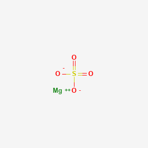 Magnesium sulfate chemical structure (CAS 7487-88-9)