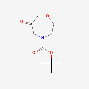 tert-Butyl 6-oxo-1,4-oxazepane-4-carboxylate chemical structure (CAS 748805-97-2)