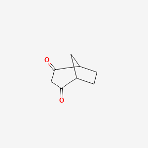 Bicyclo[3.2.1]octane-2,4-dione chemical structure (CAS 74896-14-3)