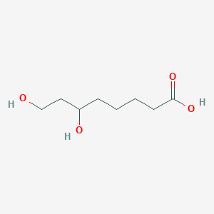6,8-Dihydroxyoctanoic acid chemical structure (CAS 74903-53-0)