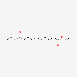 Diisopropyl sebacate chemical structure (CAS 7491-02-3)
