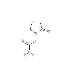 2-(2-Oxopyrrolidin-1-yl)acetamide chemical structure (CAS 7491-74-9)