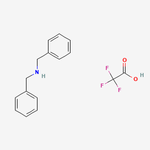 Dibenzylamine 2,2,2-trifluoroacetate chemical structure (CAS 74914-74-2)