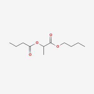 Butyl Butyryllactate chemical structure (CAS 7492-70-8)