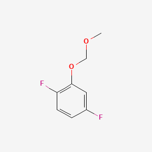 1,4-Difluoro-2-(methoxymethoxy)benzene chemical structure (CAS 749230-16-8)