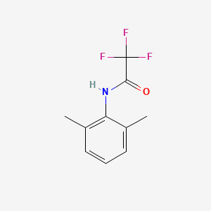 N-(2,6-Dimethylphenyl)-2,2,2-trifluoroacetamide chemical structure (CAS 7497-27-0)
