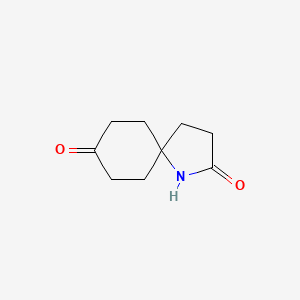 1-Azaspiro[4.5]decane-2,8-dione chemical structure (CAS 749861-03-8)