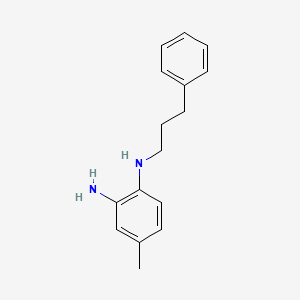 4-Methyl-N1-(3-phenylpropyl)benzene-1,2-diamine chemical structure (CAS 749886-87-1)