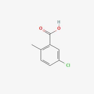 5-Chloro-2-methylbenzoic acid chemical structure (CAS 7499-06-1)
