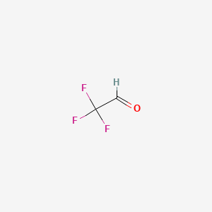 Trifluoracetaldehyde chemical structure (CAS 75-90-1)