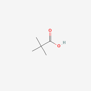 Pivalic acid chemical structure (CAS 75-98-9)