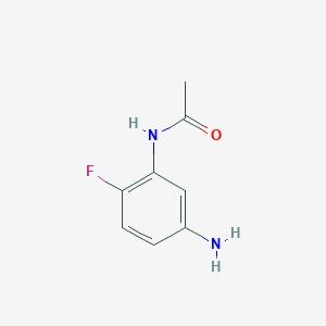 N-(5-Amino-2-fluorophenyl)acetamide chemical structure (CAS 75001-47-7)