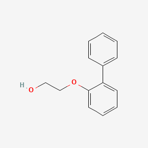 2-([1,1'-Biphenyl]-2-yloxy)ethanol chemical structure (CAS 7501-02-2)