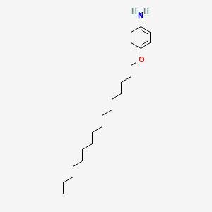 4-(Hexadecyloxy)aniline chemical structure (CAS 7502-06-9)