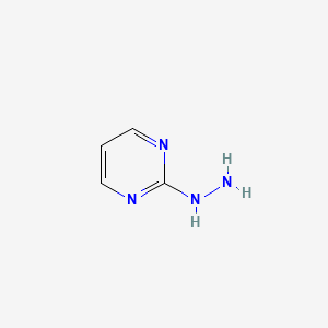 2-Hydrazinylpyrimidine chemical structure (CAS 7504-94-1)