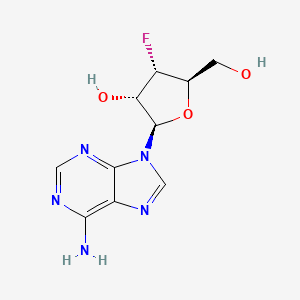 (2R,3S,4S,5R)-2-(6-Amino-9H-purin-9-yl)-4-fluoro-5-(hydroxymethyl)tetrahydrofuran-3-ol chemical structure (CAS 75059-22-2)