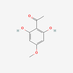1-(2,6-Dihydroxy-4-methoxyphenyl)ethan-1-one chemical structure (CAS 7507-89-3)