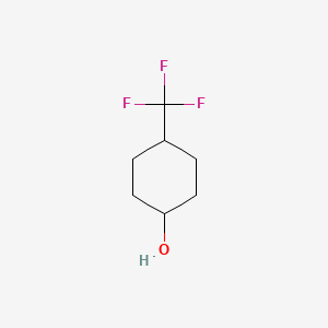 trans-4-(Trifluoromethyl)cyclohexanol chemical structure (CAS 75091-93-9)