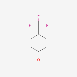 4-(Trifluoromethyl)cyclohexanone chemical structure (CAS 75091-99-5)