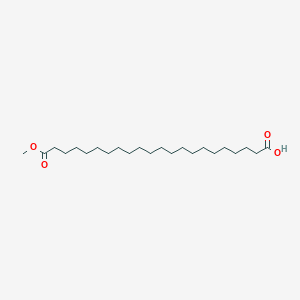 22-Methoxy-22-oxodocosanoic acid chemical structure (CAS 7511-30-0)