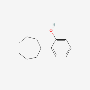2-Cycloheptylphenol chemical structure (CAS 75120-07-9)