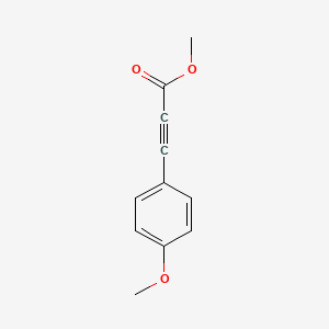 Methyl 3-(4-methoxyphenyl)propiolate chemical structure (CAS 7515-17-5)
