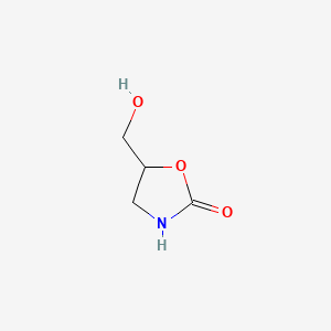 5-(Hydroxymethyl)oxazolidin-2-one chemical structure (CAS 7517-99-9)