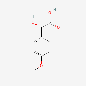 (S)-2-Hydroxy-2-(4-methoxyphenyl)acetic acid chemical structure (CAS 75172-66-6)
