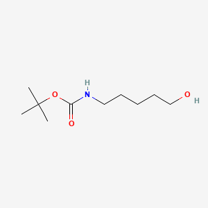 tert-Butyl (5-hydroxypentyl)carbamate chemical structure (CAS 75178-90-4)
