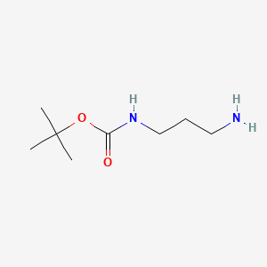 tert-Butyl (3-aminopropyl)carbamate chemical structure (CAS 75178-96-0)