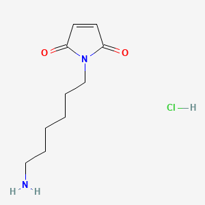 1-(6-Aminohexyl)-1H-pyrrole-2,5-dione hydrochloride chemical structure (CAS 75238-09-4)