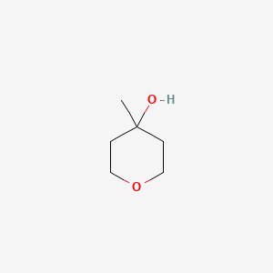 4-Methyltetrahydro-2H-pyran-4-ol chemical structure (CAS 7525-64-6)
