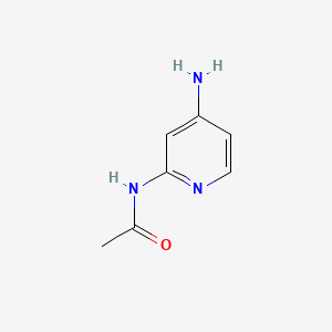 N-(4-Aminopyridin-2-yl)acetamide chemical structure (CAS 75279-39-9)
