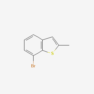 7-Bromo-2-methylbenzo[b]thiophene chemical structure (CAS 75288-49-2)