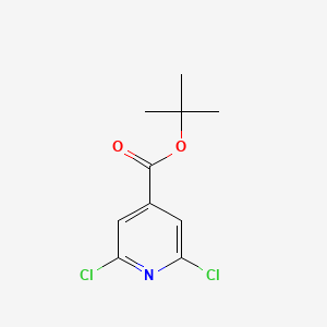 tert-Butyl 2,6-dichloroisonicotinate chemical structure (CAS 75308-46-2)