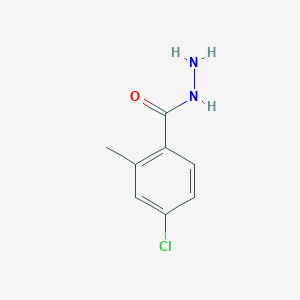 4-Chloro-2-methylbenzhydrazide chemical structure (CAS 75319-02-7)
