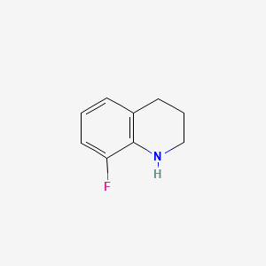 8-Fluoro-1,2,3,4-tetrahydroquinoline chemical structure (CAS 75414-02-7)