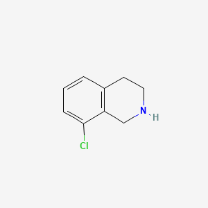 8-Chloro-1,2,3,4-tetrahydroisoquinoline chemical structure (CAS 75416-50-1)