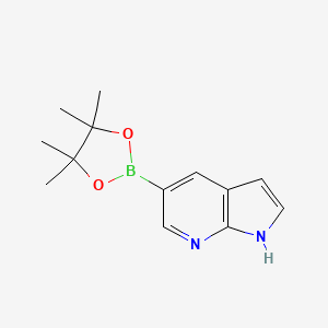 7-Azaindole-5-boronic Acid Pinacol Ester chemical structure (CAS 754214-56-7)